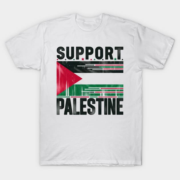 Support Palestine T-Shirt by MZeeDesigns